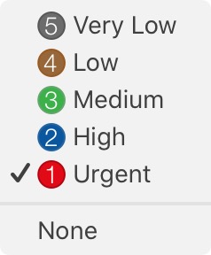 Priority Context Menu