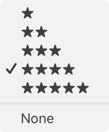 Rating Context Menu