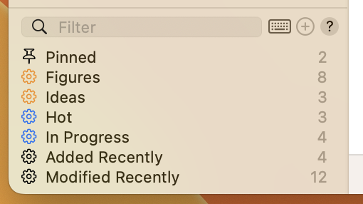 OrganizerSmartFilters