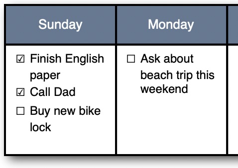 MarkdownInlineChecklist