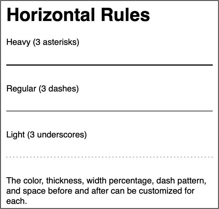 HorizontalRulesRendered