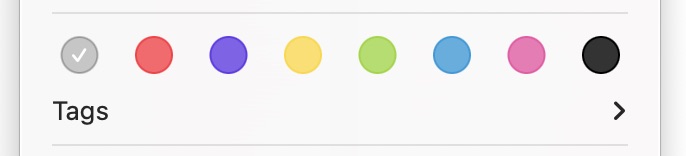 OrganizerLabelColors